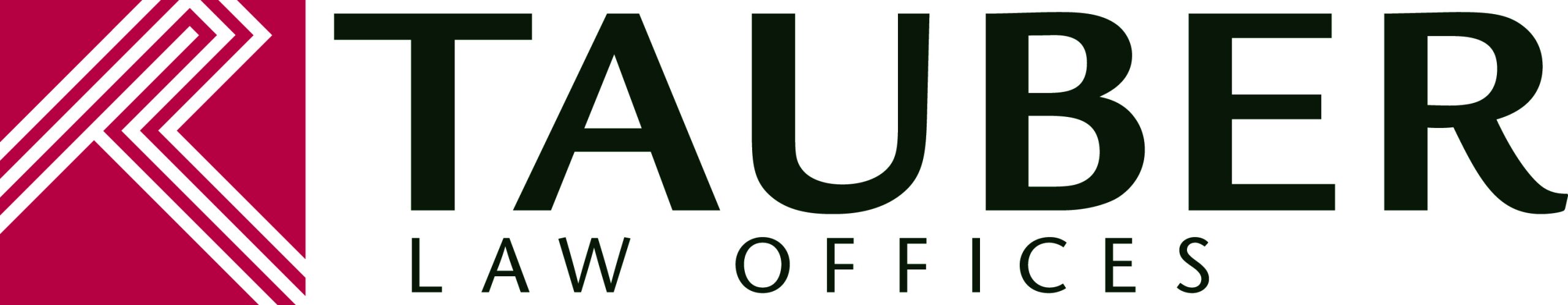 Tauber logo color firm name